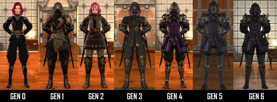 Kaiba's armor progression