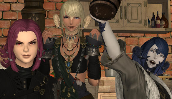 Kaiba with her friends