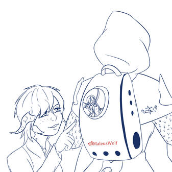 Kaiba taking her friend for a walk